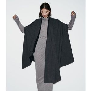Zara wool blend cape